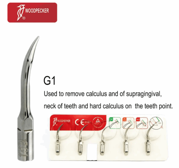 Puntas de scalers ultrasónicos Woodpecker G1
