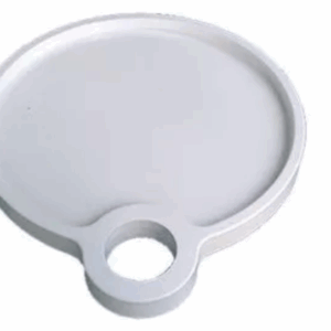 Bandeja dental porta scaler redonda, multiprosito