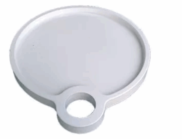 Bandeja dental porta scaler redonda, multiprosito