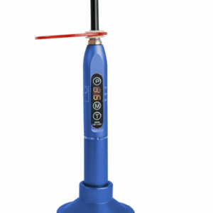 Lampara de fotocurado led inalambrica, azul cromada