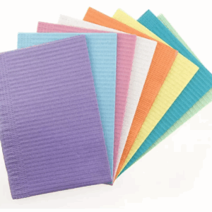 Baberos dentales impermeables, 125 unid. por paquete