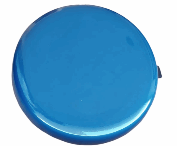 Taburete clínico - Silla, patas metálicas. Azul rey (P8) - Imagen 4